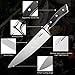 Chef Knife, 8-inch Kitchen Knife, German High Carbon Stainless Steel Knife for Dealing with Meat, Fruit and Vegetables