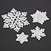 Whitelotous Cutting Dies Stencil Metal Mould for DIY Scrapbook Album Paper Card (4pcs Snowflake)