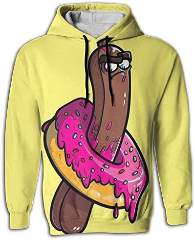 Hot Dog Food Men's Novelty Wholesale Long Sleeve Hoodie Tie Dye For Gymnastics Sweatshirt