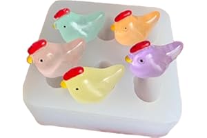 Food Grade Silicone Small Chicken Mold Crafting Suitable for Baking Chocolate Soap Making