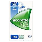Nicorette Gum Icy White 4mg 105 Count Box (UK)