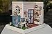 Flever Dollhouse Miniature DIY House Kit Creative Room with Furniture for Romantic Valentine's Gift(Sandy's Happy Hour)