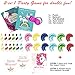 La La Unicorn (2 Games) Pin the Horn on the Unicorn Party Game Large & Pin the Tail on the Unicorn Birthday Party Game Supplies, Decorations, Christmas Gifts for Girls Age 3 4 5 6 7 8 9 10 + Years Old