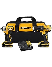 DEWALT DCK277C2 20V MAX Kit de taladro sin escobillas y de impacto