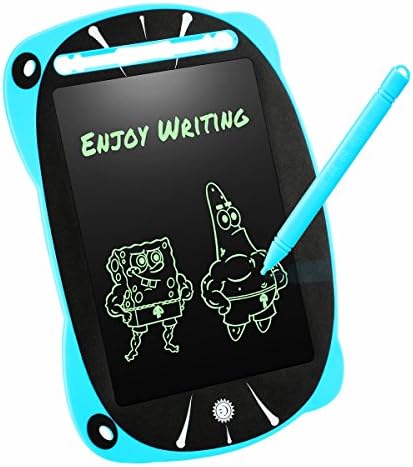 LCD Writing Tablet, Robot Pad 8.5 Inch Digital Drawing Board with Screen Lock Function - Electronic Writing Doodle Pad Drawing Board Gifts for Kids (Blue)