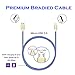 USB Cables, Magic-T Braided Micro USB Cable 3.3ft/1m High Speed Data Sync Charging charger Cord with Aluminum Shell Connectors for Samsung Galaxy,HTC,Motorola and More Android Cellphone[5-Pack]