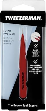 Tweezerman Signature Red Point Tweezer Professional Stainless Steel Precision view 4