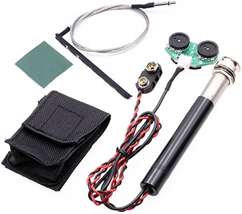 KITARA Active Endpin Jack Preamp Piezo Pickup Kit For Acoustic Guitar (1V 1T Control, 6 String Pickup)