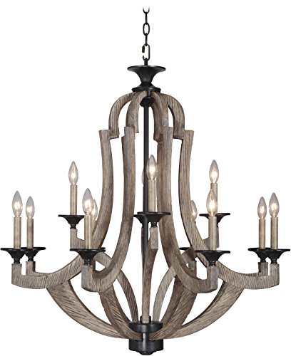 Craftmade 35112-WP 12 Light Chandelier - Thumbnail 2
