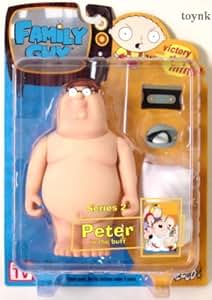 Amazon.com: Family Guy Mezco Series 2 Action Figure Naked Peter: Toys