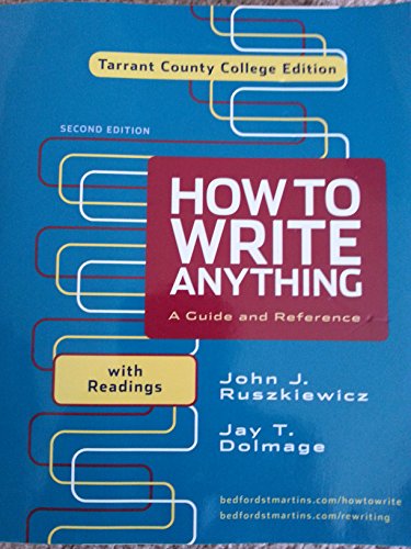 How to Write Anything: A Guide and Reference wi... 1457675455 Book Cover