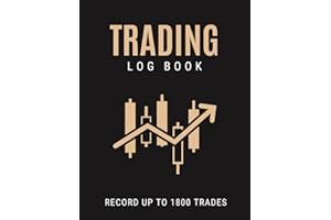 Trading Log Book: Day Trading Journal Log & Trade Strategy Planner for Stock Options, Forex, Crypto and Futures Traders | Record Up to 1800 Trades