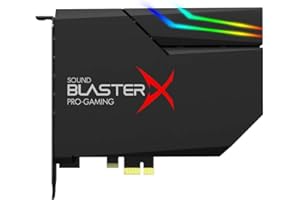 Creative Sound BlasterX AE-5 Plus Black SABRE32-class Hi-Resolution PCIe Gaming Sound Card and DAC (Renewed)