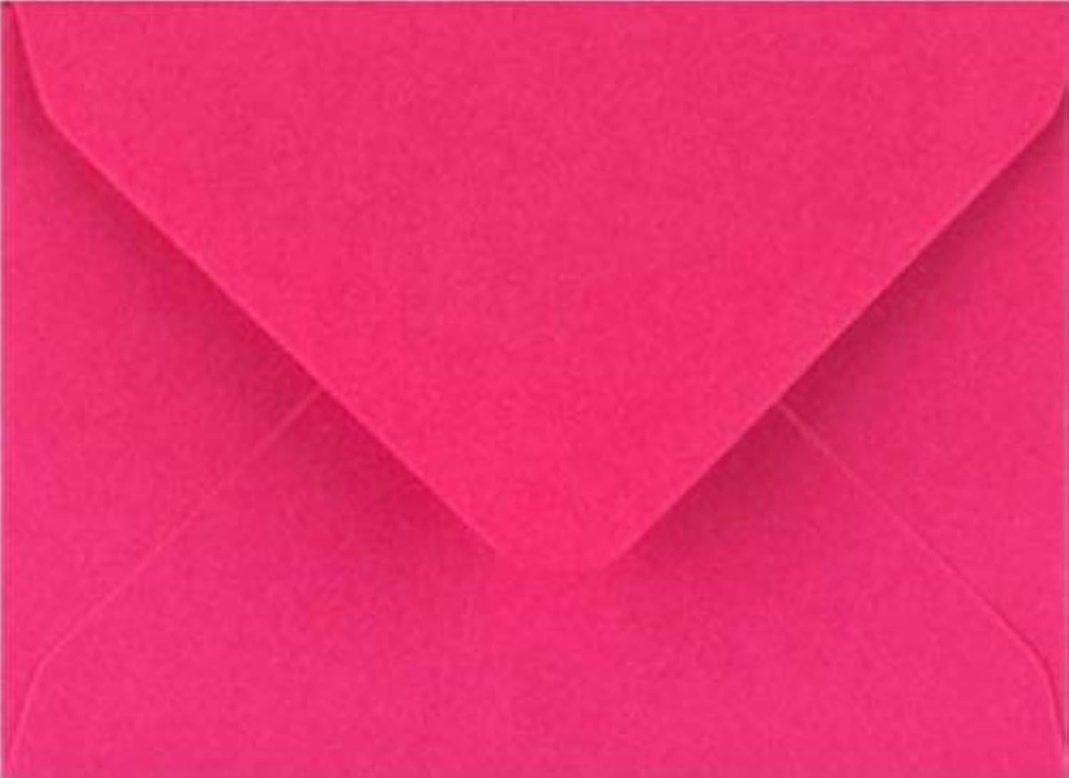 C5 Fuchsia Pink C5 Coloured Envelopes for A5 Greeting Cards Wedding Invitation Crafts 162x229mm- Pack of 10 envelopes (Fuchsia Pink [V-Flap]) — image 1