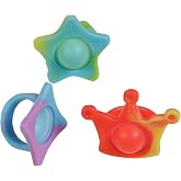 Fun Express Lotsa Pops Popping Toy Fidget Rings - 24 Piece