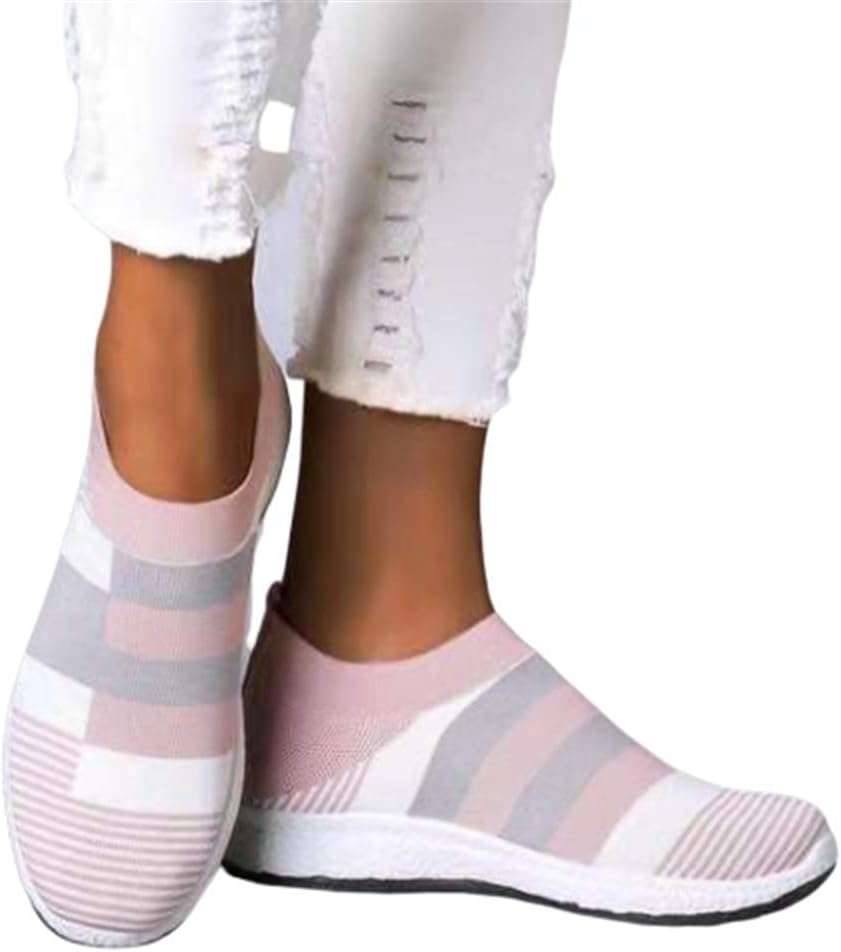 Women's Athletic Walking Shoes Casual Mesh-Comfortable Work Sneakers