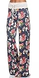 Inspire L' Amour Womens Casual Lounge Floral Pants