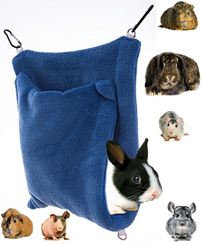 Small Pet Pocket Hammock – Made in the USA (Blue, Large) - Thumbnail 2