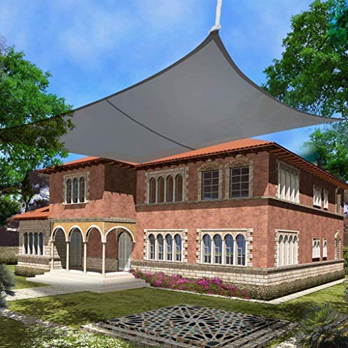 XXYANZI Sonnensegel Rechteckig 5x8m, UV Schutz Tear Resistant Atmungsaktiv Windschutz Tarp Sonnen Segel HDPE Polyester… – Bild 3