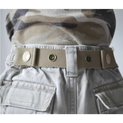 Dapper Snapper Baby and Toddler Adjustable Belt ~ Beige
