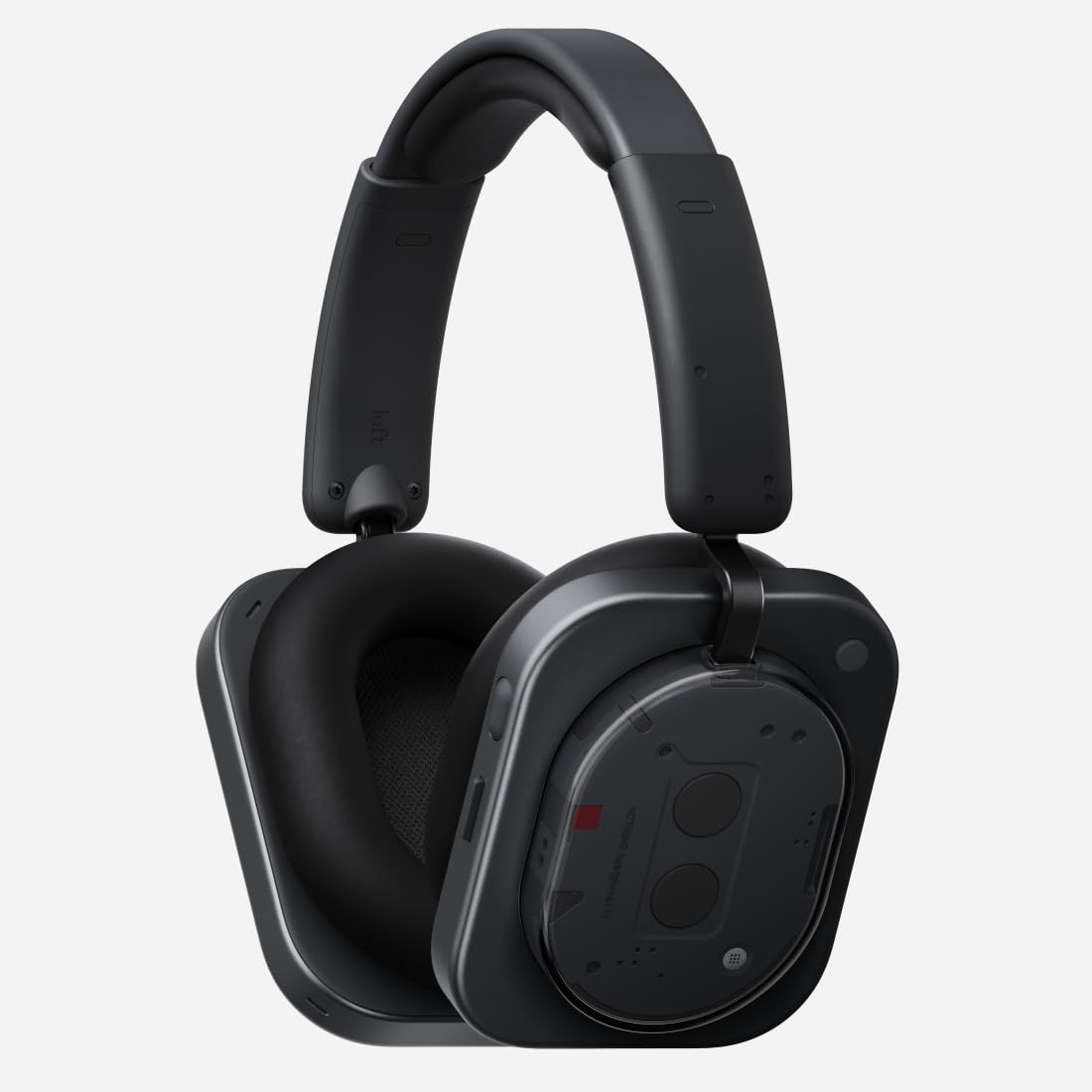 Photo 1 of Nothing Headphone (1) Hybrid Active Noise Cancelling Headphones, Wireless Over-Ear Headphones with 6 Mics, 80Hrs Playtime, Hi-Res Audio, KEF-Tuned, Spatial Sound, Comfort Fit & Fast Charging Black