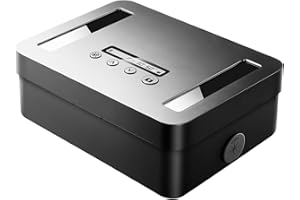 Vaydeer Metal Time Lock Box, Phone Lock Box with Timer, Timed Locking Safe, Self-Control Container with USB C Charge,Child Lock, Audio Prompt, Time Release Storage Locker for Phone/Medicine