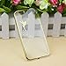 Suppion Transparent Hard Skin Case Cover For IPhone 5 5S (Gold)