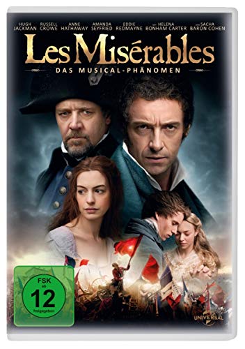 Les Miserables Amazon De Hugh Jackman Russell Crowe Anne Hathaway Amanda Seyfried Sacha Baron Cohen Helena Bonham Carter Eddie Redmayne Samantha Barks Aaron Tveit Daniel Huttlestone Tony Rohr Richard Dixon Andy Beckwith Colm