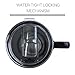 30 oz Insulated Stainless Steel Tumbler Travel Coffee Mug with Lid & Handle by Exxceed