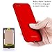iPhone SE Case, COOLQO® Full Body Coverage Ultra-thin Hard Hybrid Plastic with [Slim Tempered Glass Screen Protector] Protective Case Cover for Apple iPhone SE (2016) & iPhone 5/5S (Red)