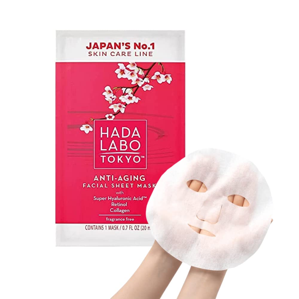 Hada Labo Tokyo Red Anti-Ageing Sheet Mask in Sachet