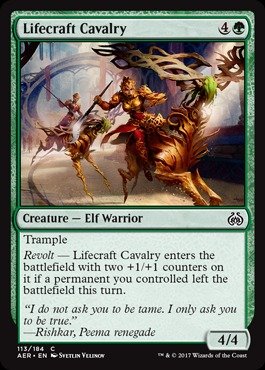 Magic: the Gathering - Lifecraft Cavalry (113/184) - Aether Revolt
