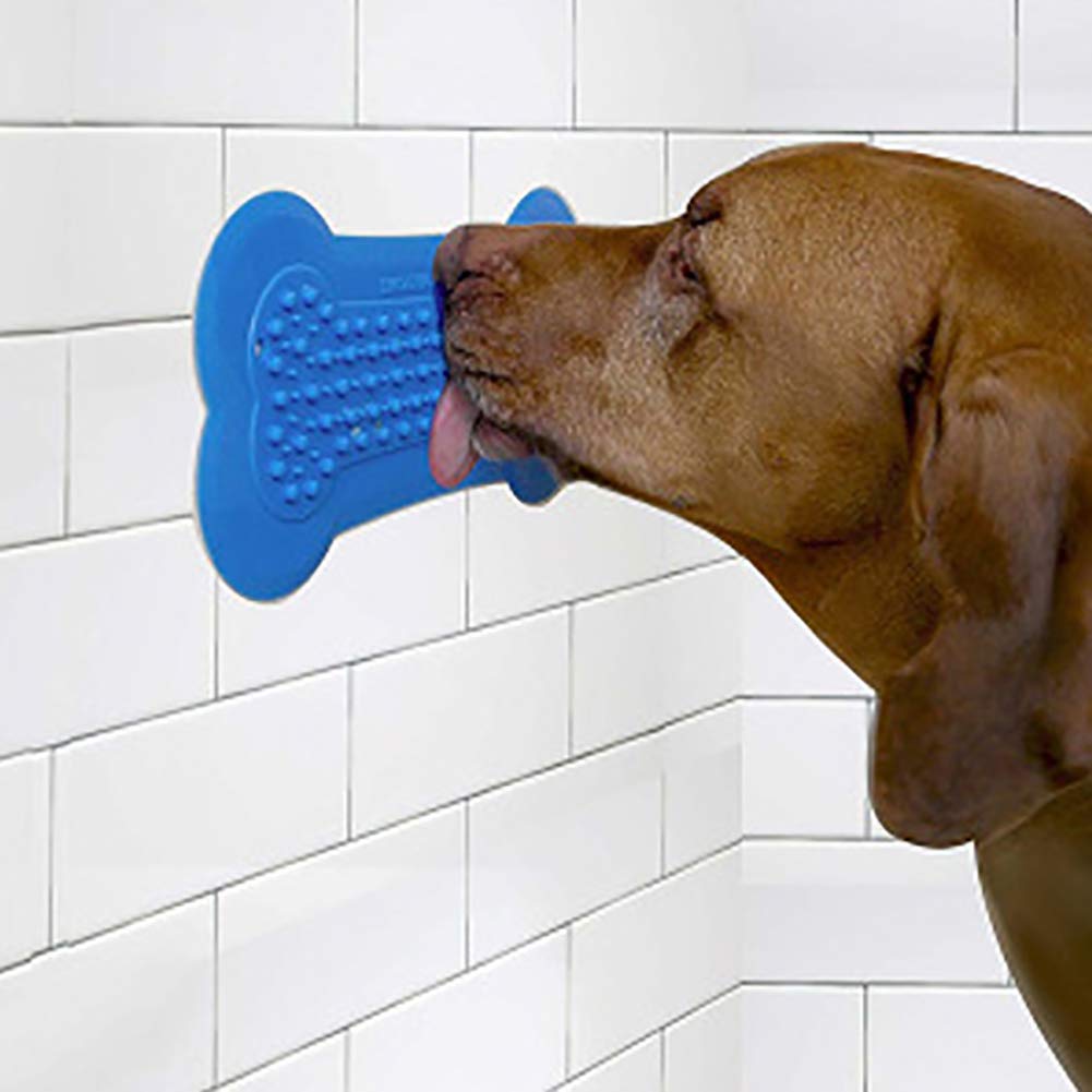 Crazyon Perro De Mascota Banandose Lamiendo Pegatinas Bano Ducha Pegatinas Pegatinas De Hueso De Silicona Entrenamiento De Perros Gato Fundaciointermedia Org