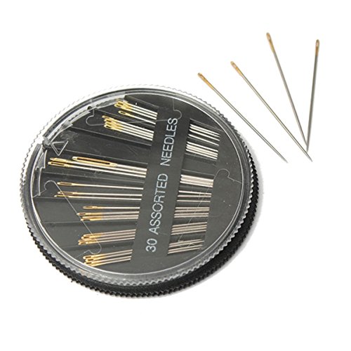 TOOGOO(R) 30pcs Assorted Sizes Hand Sewing Needles Embroidery Mending Craft Sew Case - Thumbnail 3