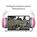 SOMIC G951pink Gaming Headset for PC, PS4, Laptop: 7.1 Virtual Surround Sound Detachable Cat Ear Headphones LED, USB, Lightweight Self-Adjusting Over Ear Headphones for Girlfriend Womenthumb 2