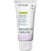 ATTITUDE Hand Cream for Sensitive Skin with Oat, EWG Verified, Dermatologically Tested, Vegan, Chamomile, 2.5 Fl Oz