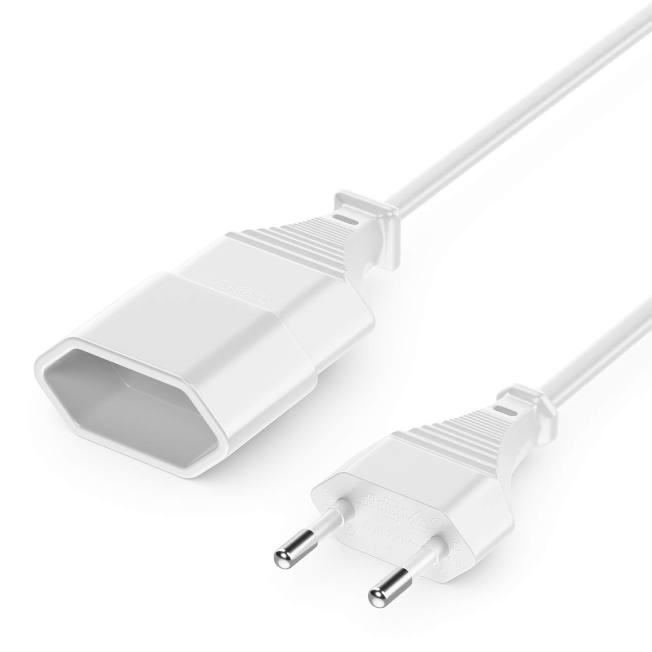 Cavo sdoppiatore di alimentazione da C14 a C13 Cavo IEC320 maschio a femmina Cavo di alimentazione prolunga da 1 a 2 vie per computer PC PDU UPS  7