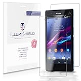 iLLumiShield - Sony Xperia Z1S Screen Protector & Full Body Skin Front+Back Japanese Ultra Clear HD Film with Anti-Bubble and Anti-Fingerprint – High Quality (Invisible) LCD Shield – Lifetime Replacement Warranty – [3-Pack] OEM / Retail Packaging