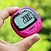 3DTriFit 3D Pedometer Activity Tracker | Best Pedometer for Walking with 7-Day Memory & Pause for Men & Women. Fitness Tracker Accurately Tracks Steps, Calories Burned, Distance & Speed (Magenta)