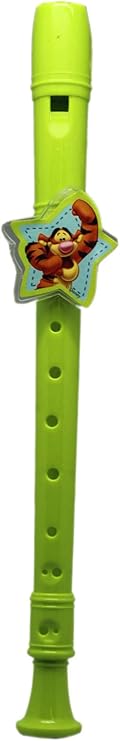 Amazon ディズニー くまのプーさん ライトグリーン ティガー おもちゃ フルートレコーダー ラッパ 吹奏楽器 おもちゃ