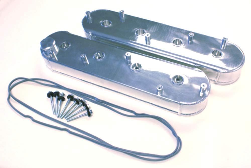 Racer Performance SBC LS1 LS2 LS6 LS7 L92 Polished Aluminum Fabricated Valve Covers New