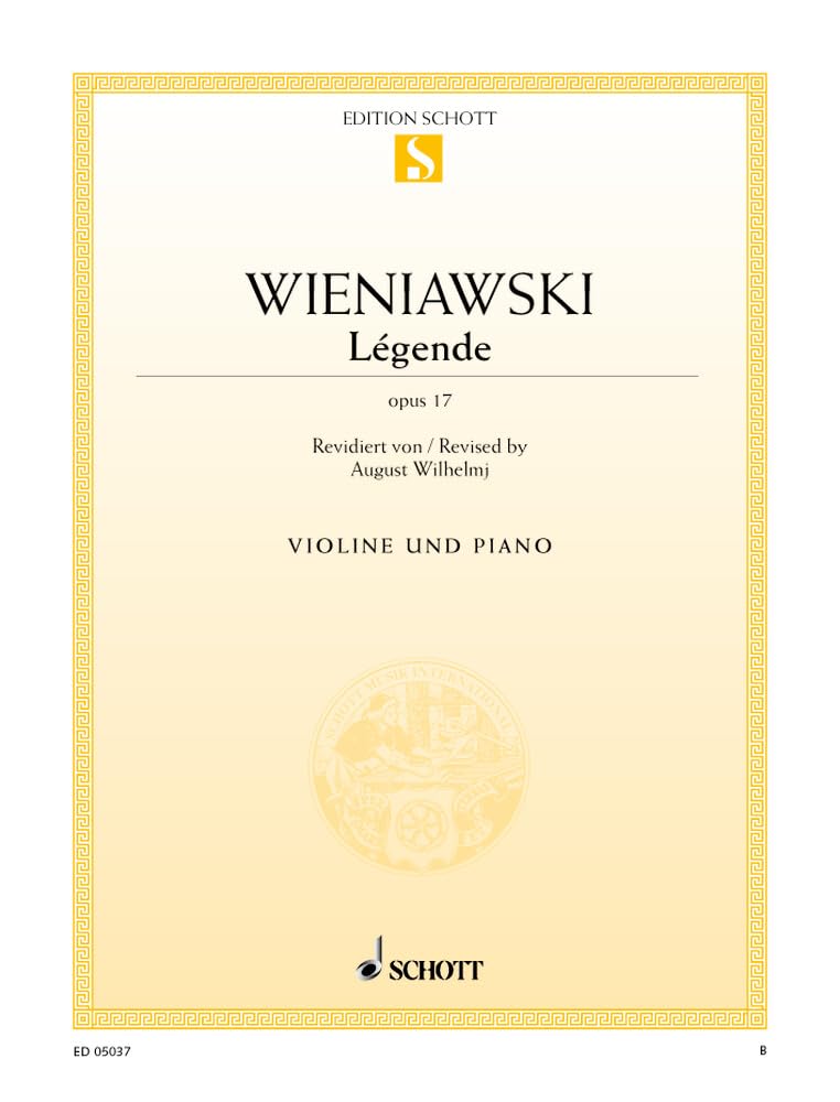 Wieniawski: Légende, Op.17 (Violin & Piano)