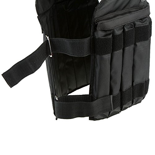 Adjustable Max Loading 20kg Weighted Vest Weight Jacket Exercise Boxing Training Waistcoat Invisible Weightloading Sand Clothing - Thumbnail 3