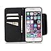 iPhone 6/6S Case, [Card Slots] [Kickstand] Flip Folio Wallet Case Synthetic Leather Shell Scratch Resistant Protective Cover for Apple iPhone 6/6S 4.7