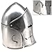 Functional 18G Steel Knights Visored Bascinet 14th Century Armor Helmet Templar