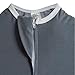 SleepingBaby Zipadee-Zip Transition Swaddle - Cozy Baby Swaddle Blanket with Zipper Convenience - Roomy Wearable Blanket for Easy Diaper Changes - Classic Grey, Large (12-24 Month)