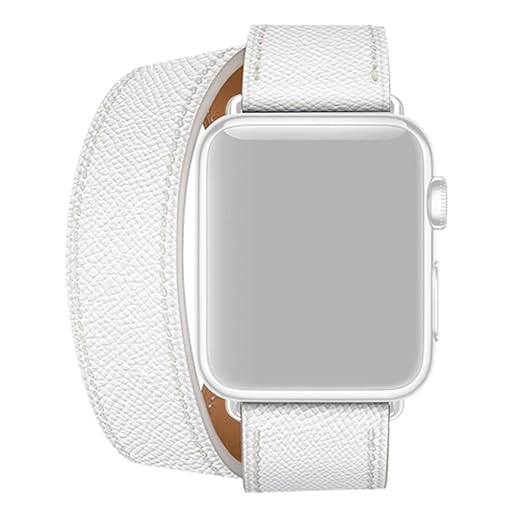 Webla Reloj de doble correa para Apple Watch 1234 en cuero, 38/40 ...