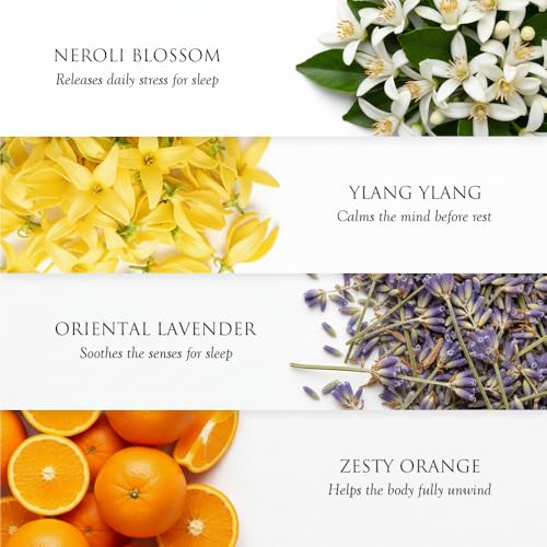 SPA CEYLON Sleep Intense Wellness Trio Set, Ayurvedic Pampering Gift Set with Natural Ingredients, Shower Gel, Body Mist, Balm, gifts
