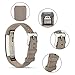 Vancle Compatible with for Fitbit Alta Bands Leather, Adjustable Replacement Accessories Fitbit Alta HR Bands for Women Men (10. Matte Gray)