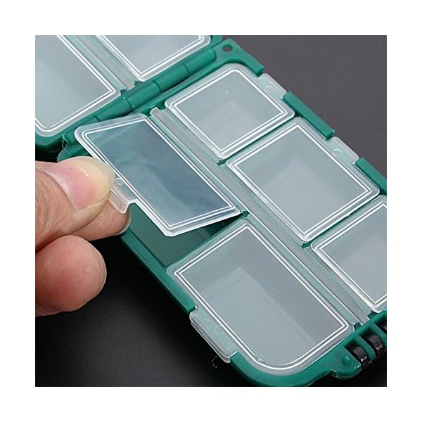Yosoo-Small-10-Compartments-Waterproof-Hard-Fishing-Tackle-Box-Case-Hooks-Lure-Baits-Storage-Box